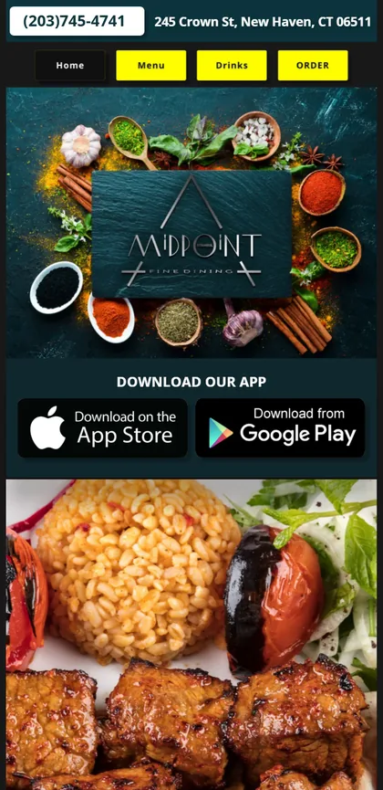 Midpoint Istanbul Fine Dining mobile website