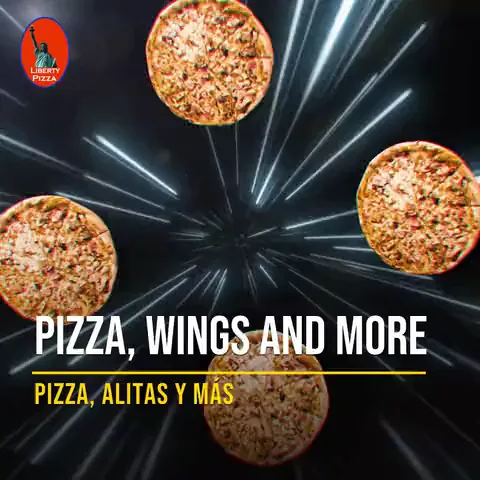 Liberty Pizza social media video post
