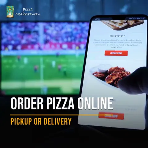 Pizza Mediterranean social media video post
