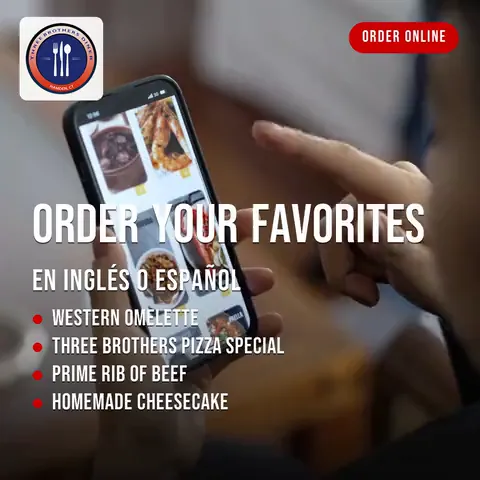 Three Brothers Diner social media video post